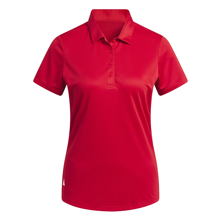 adidas Ladies Solid Performance Short Sleeve Polo