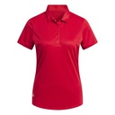 adidas Ladies Solid Performance Short Sleeve Polo