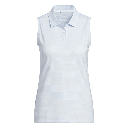adidas Ladies Solid Ottoman Sleeveless Polo