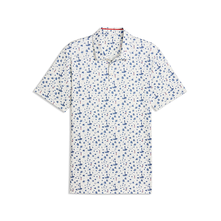 Puma Mattr Lighthouse Polo- Back Neck