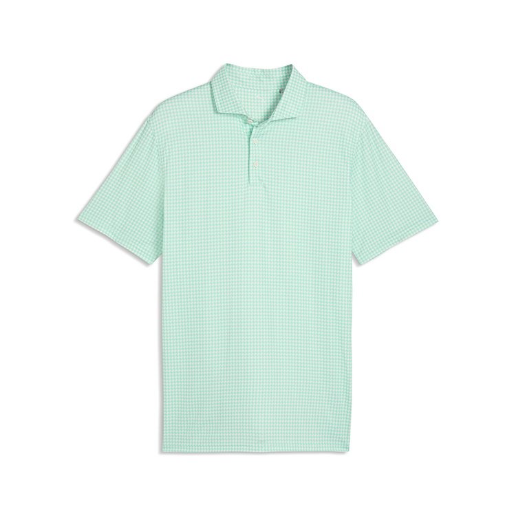Puma Cloudspun Mono Check Polo- Back Neck