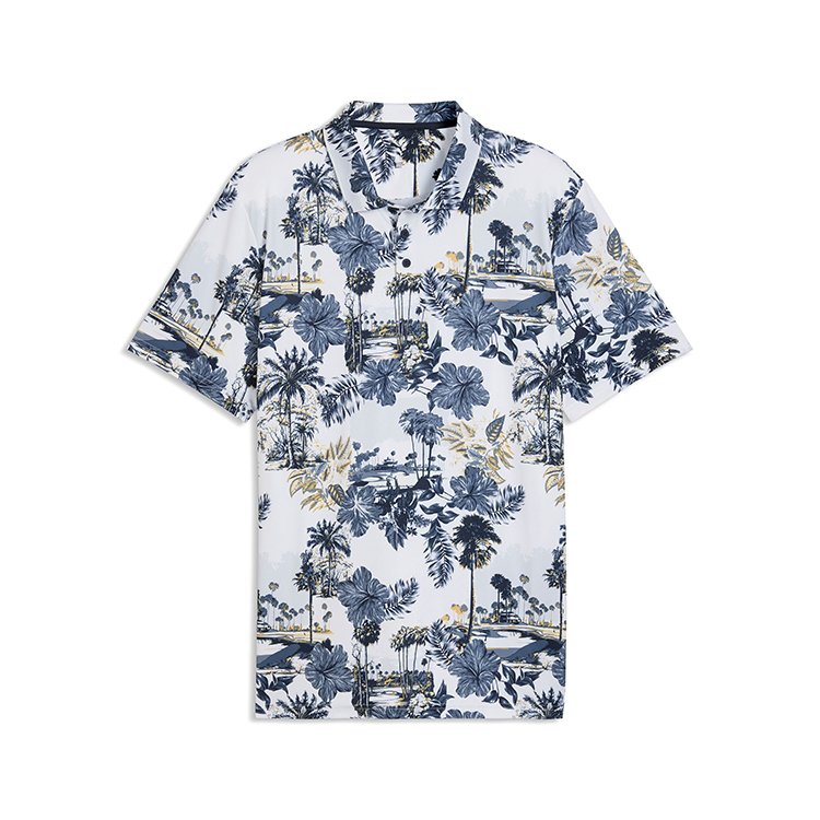 Puma Cloudspun Palm Polo- Back Neck 