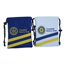 Vintage Leatherette Drawstring Valuables Pouch