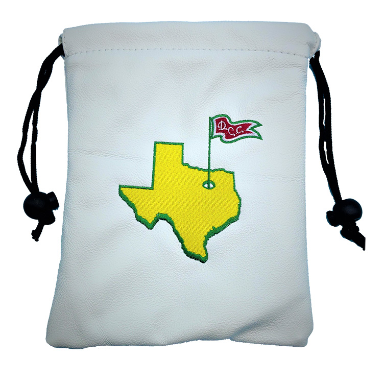 Genuine Leather Drawstring Valuables Pouch