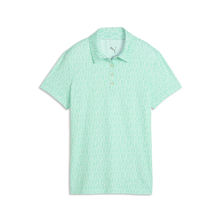 Puma Ladies Cloudspun Wavey Short Sleeve Polo