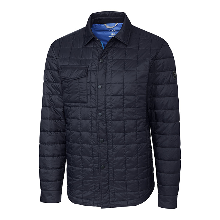 Cutter and Buck Rainier PrimaLoft® Eco Insulated Quilted Shirt Jacket