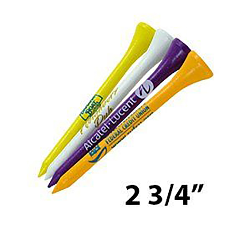 Bulk Wooden Golf Tees 2 3/4" (Shank One Color Imprint)