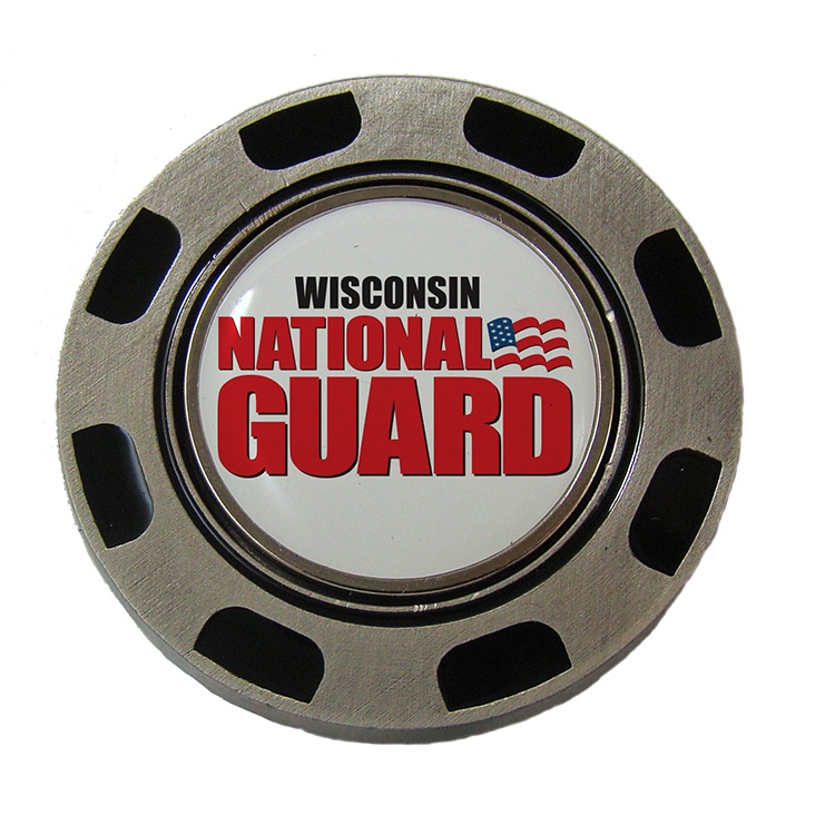 Metal Poker Chip (Removable Marker)