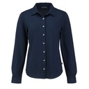 Cutter and Buck Ladies Advantage Eco Tri-Blend Pique Long Sleeve Button Up