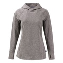 Cutter and Buck Ladies Adapt Knit Recycled Heathered Hooded Pullover