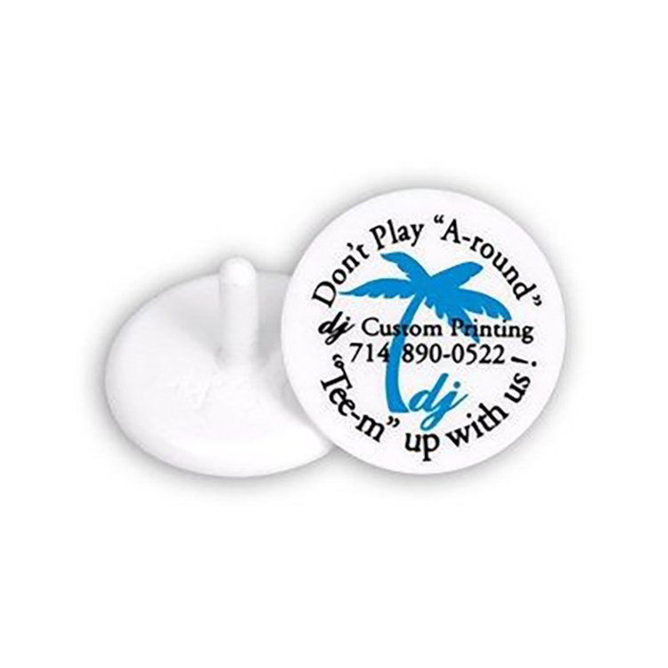 Dime Size Marker with Two Color Logo