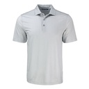 Cutter and Buck Pike Eco Shadow Check Print Recycled Polo Men's Big and Tall