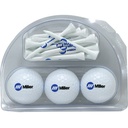 3-Ball Tournament Pack with 2 3/4" Tees