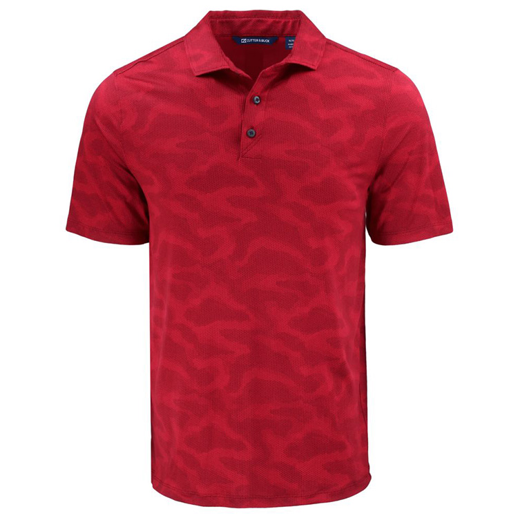 Cutter and Buck Coastline Eco Epic Comfort Recycled Camo Print Polo