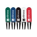 Rubber Coated Bent Divot Tool 