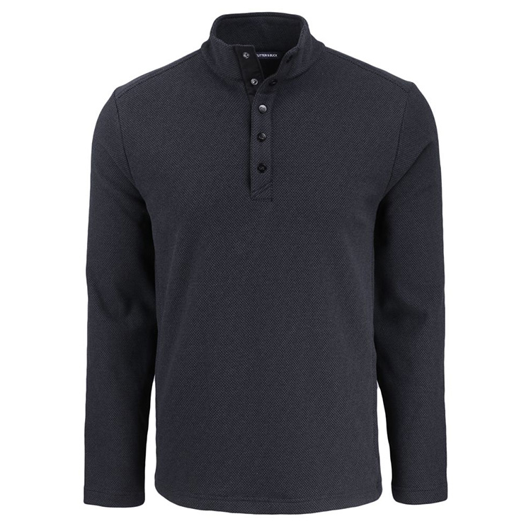 Point Eco Textured Fleece Recycled Snap Pullover