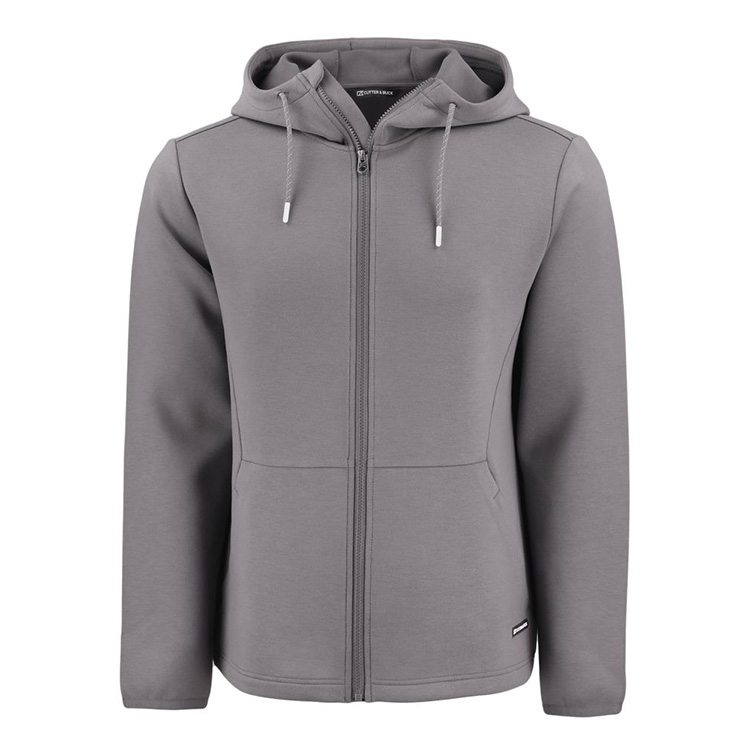 Cutter and Buck Epic Comfort Recycled Full Zip Hooded Jacket