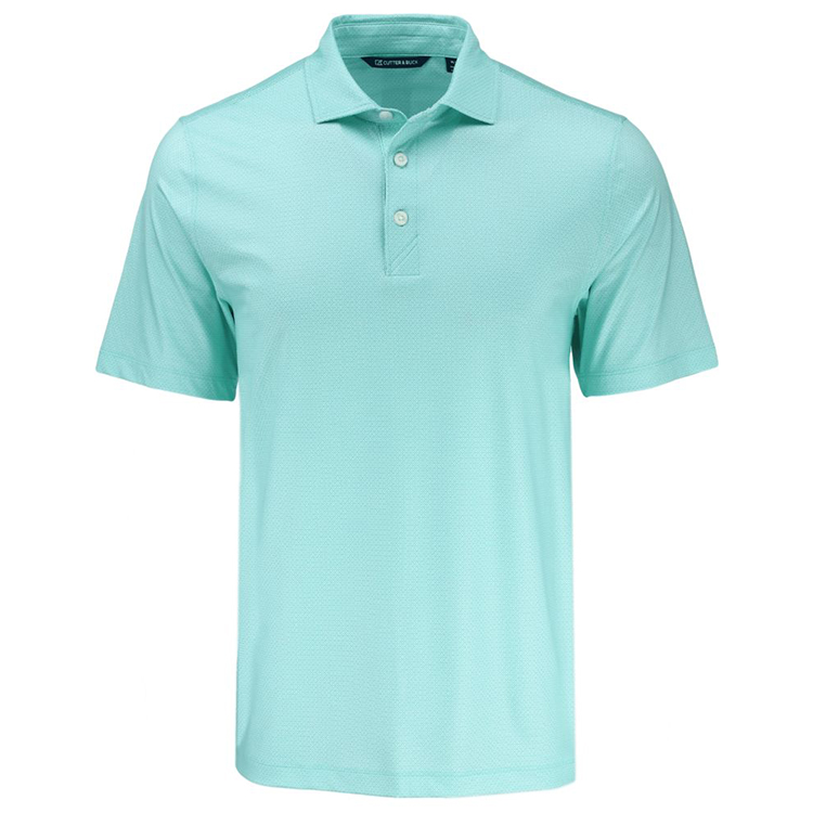 Cutter and Buck Pike Epic Confidence Lattice Print Recycled Polo