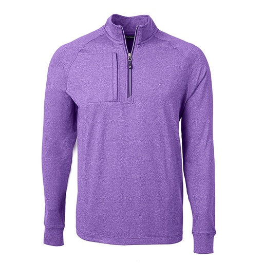 [MCK01086] Cutter and Buck Adapt Eco Knit Heather Recycled Quarter Zip Pullover