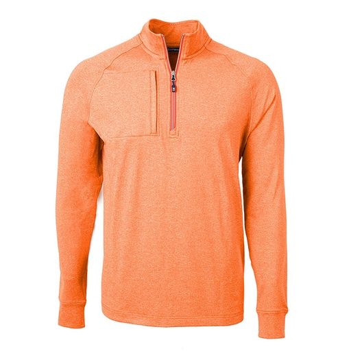 Cutter and Buck Adapt Eco Knit Heather Recycled Quarter Zip Pullover-