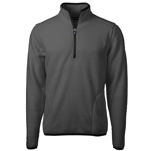 Cutter and Buck Cascade Eco Sherpa Fleece Quarter Zip Jacket-
