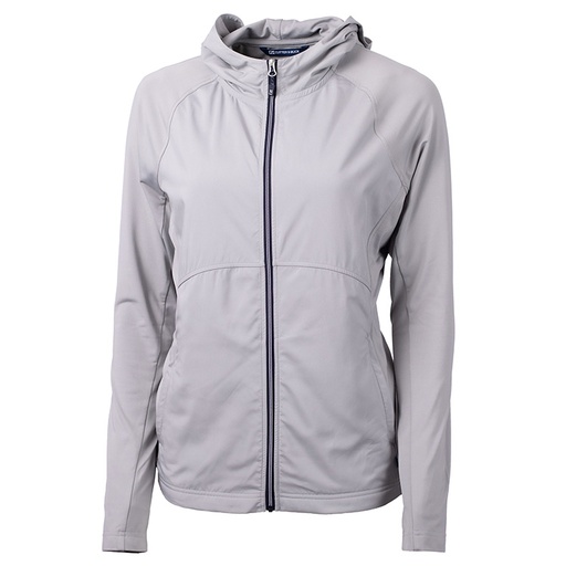 Cutter and Buck Ladies Adapt Eco Knit Hybrid Recycled Full Zip Jacket