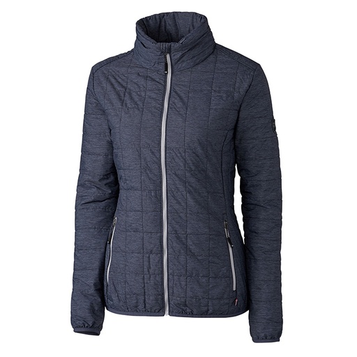 Cutter and Buck Ladies Rainier PrimaLoft® Eco Insulated Full Zip Puffer Jacket