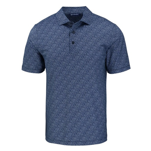 [MCK01304] Cutter and Buck Pike Eco Pebble Print Stretch Recycled Polo