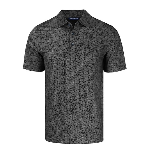 Cutter and Buck Pike Eco Pebble Print Stretch Recycled Polo