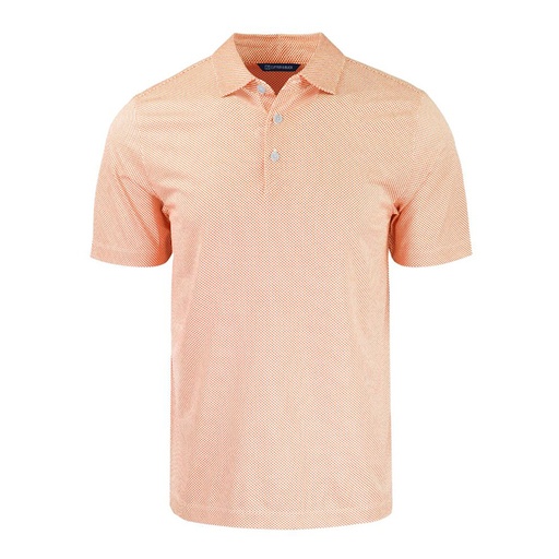 [MCK01284] Cutter and Buck Pike Eco Symmetry Print Stretch Recycled Polo