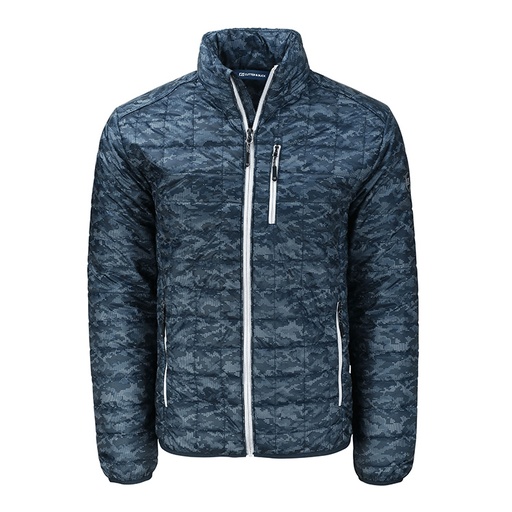 Cutter and Buck Rainier PrimaLoft® Eco Insulated Full Zip Printed Puffer Jacket