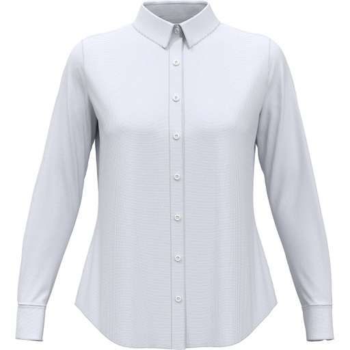 [PEW117] Perry Ellis Ladies Mini Grid Woven Shirt