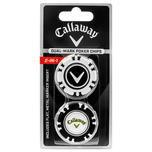 [CW30483] Callaway Dual-Mark Poker Chip Ball Markers*              