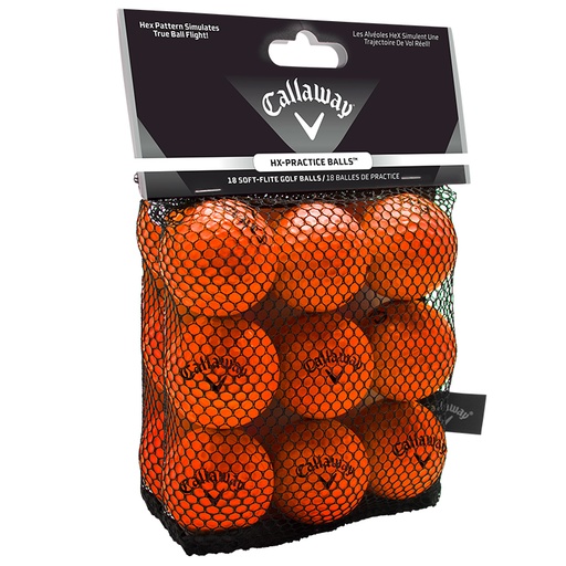 [C10316] Callaway HX Soft Flight Practice Balls- 18 Pack                                                                                  