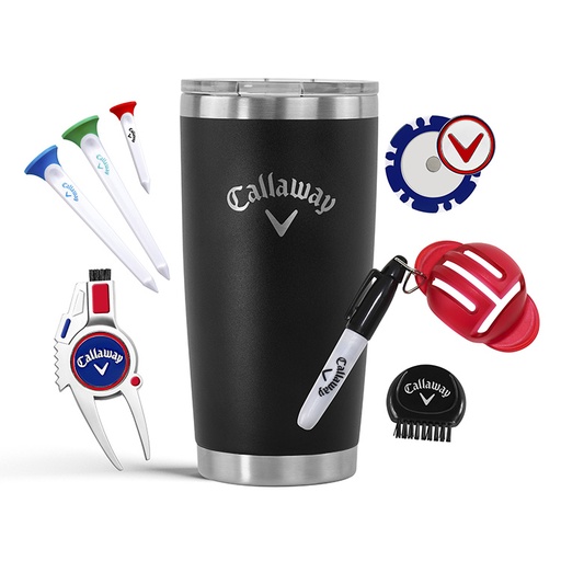 [C23200] Callaway Stainless Steel Tumbler (20oz) Gift Set*