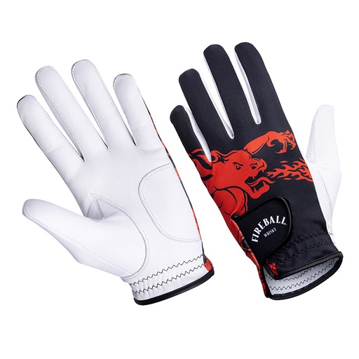 Sublimated Lycra Glove with Leather Palm*