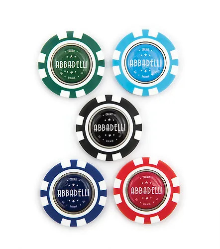 [POKCHP-MAGBM] Plastic Poker Chip (Removable Ball Marker)*