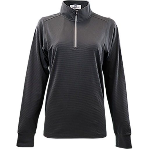 Vansport Ladies Grid 1/4-Zip Pullover