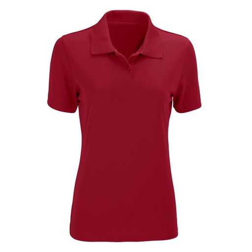 Vansport Ladies Omega Long Sleeve Solid Mesh Tech Polo