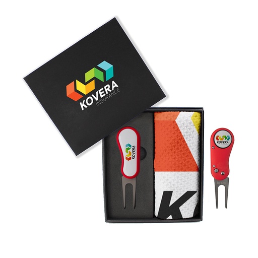 [MPB-FXDS-TOWEL] Flix Lite DS Divot Tool and Dormie Towel Mini Presentation Box