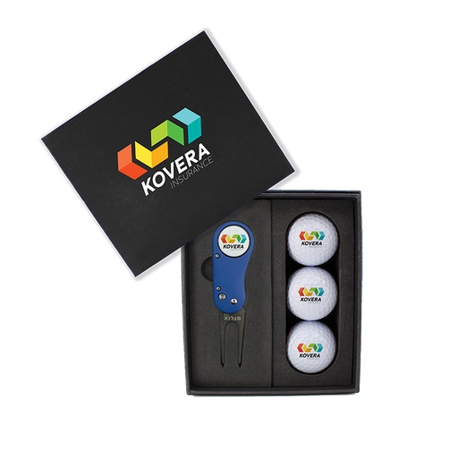 [MPB-FXLT-GB] Flix Lite Divot Tool and Golf Ball Mini Presentation Box