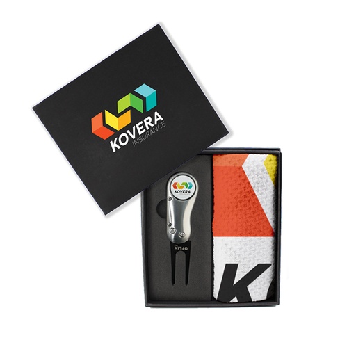 [MPBFXPROTOWEL] Flix Pro 2.0 Divot Tool and Dormie Towel Mini Presentation Box
