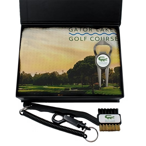 [GPCK-TWL-GEOBO] Golf Pro Club Clean Kit with Geo Divot Tool/Bottle Opener