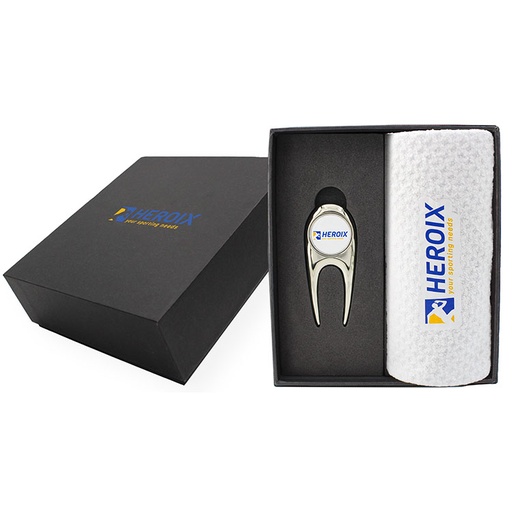 Scotsman's Divot Tool and Dormie Towel Mini Presentation Box**
