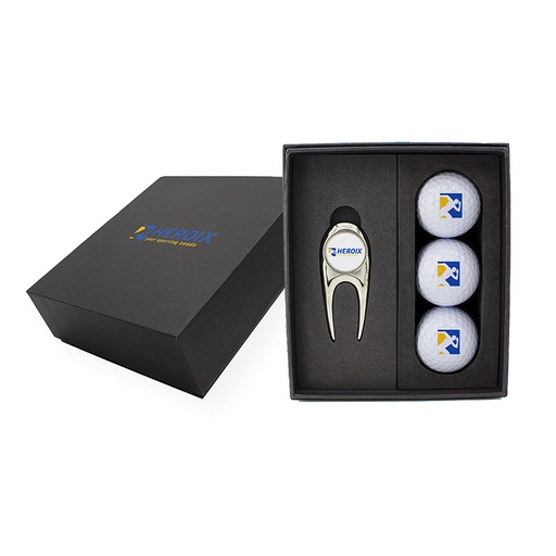 Scotsman's Divot Tool and Golf Ball Mini Presentation Box**