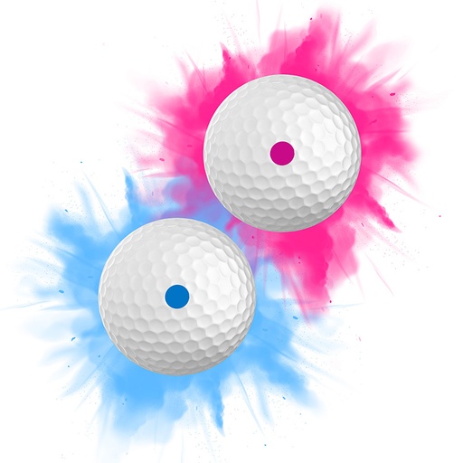 [A90372] Izzo Gender Reveal Golf Balls