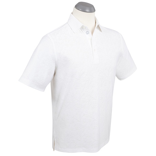 [BJ232505] Bobby Jones Performance Magnolia Jacquard Polo*