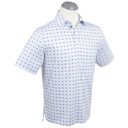 Bobby Jones Performance 19th Hole Print Polo*