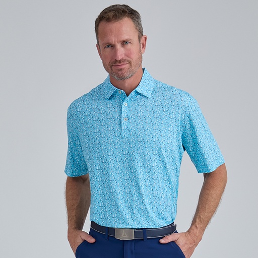 Bermuda Sands Bryan Golf Print Polo*