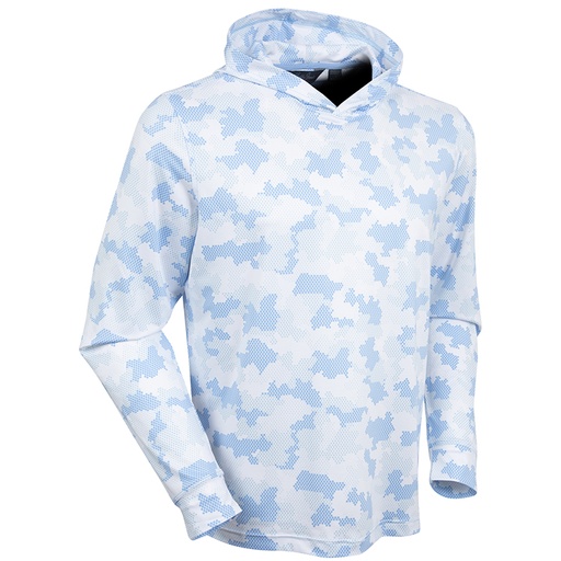 [BJ482500] Bobby Jones Performance Armed Forces Print Long Sleeve Hoodie